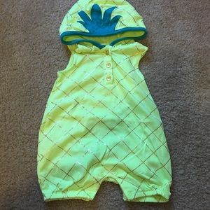3/$12 Cat and Jack Pineapple Romper